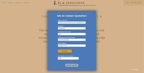 RL & ASSOCIATES accounting firm